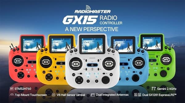Radiomaster GX15 16ch ELRS LBT - Blue