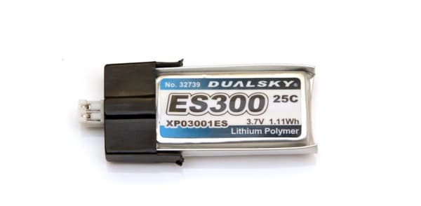 1s   300mAh - 25C - Dualsky til MCPX