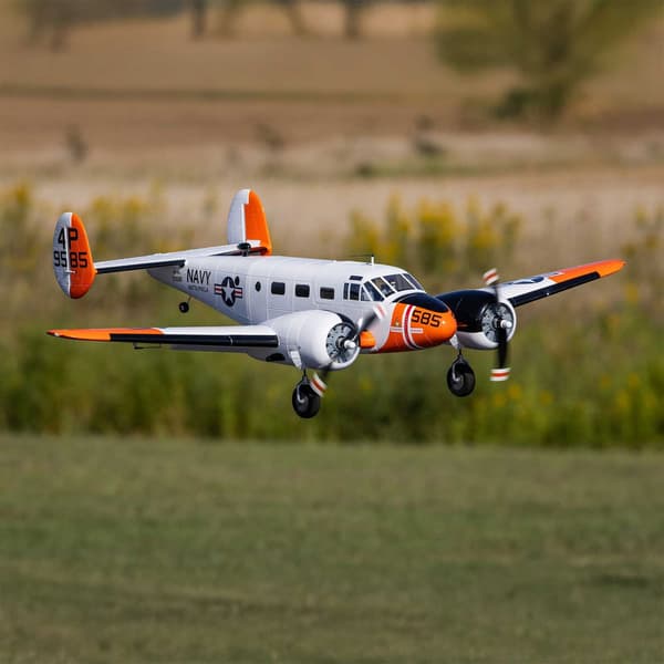 E-Flite Beechcraft D18 1.5m BNF Basic AS3X &amp; S
