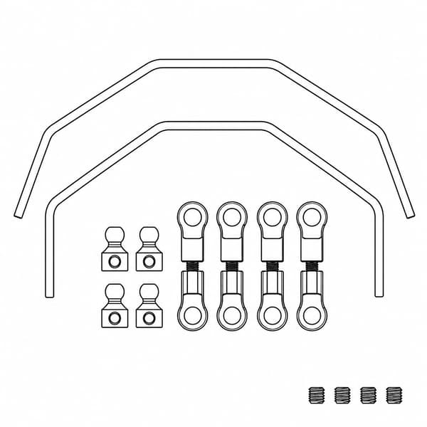 MJX P10124 Front/Rear Anti-roll Bar