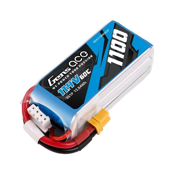 3s  1100mAh - 60C - Gens Ace XT30
