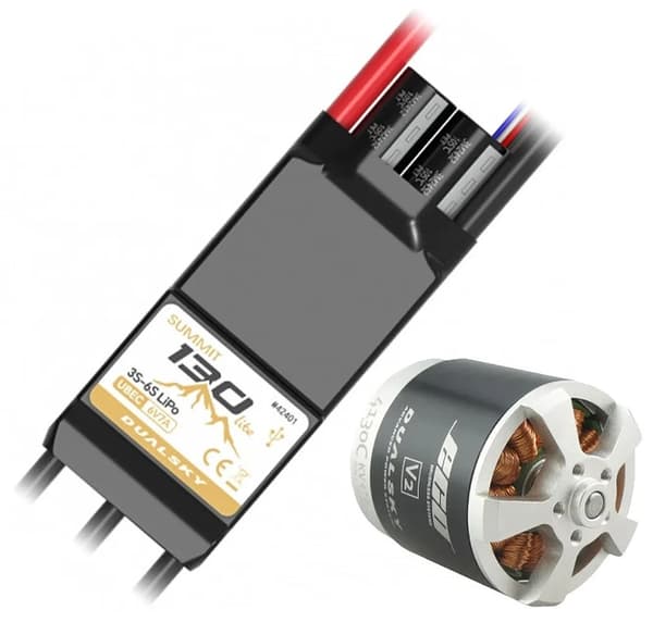 Dualsky ECO 90E Combo 4130C og 130 Lite ESC