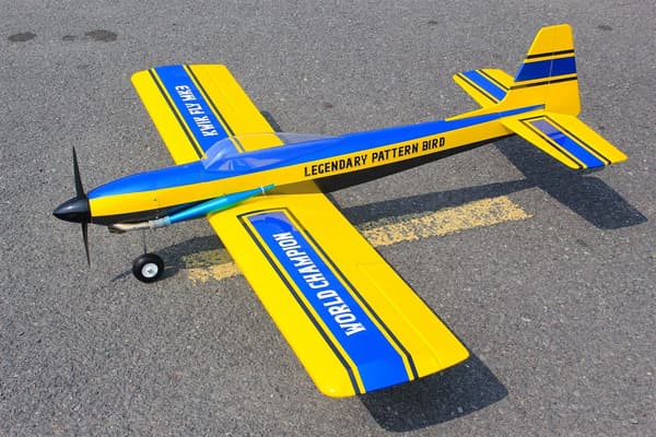 Seagull Kvik Fly MK3 1.6m 46-55cc ARF Yellow/Blue