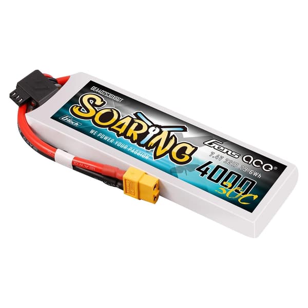 2s  4000mAh - 30C - Gens Ace Soaring G-Tech XT60