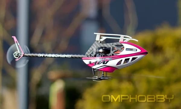 OMP Hobby M1 V3 PRO BNF Helikopter - Lyserød