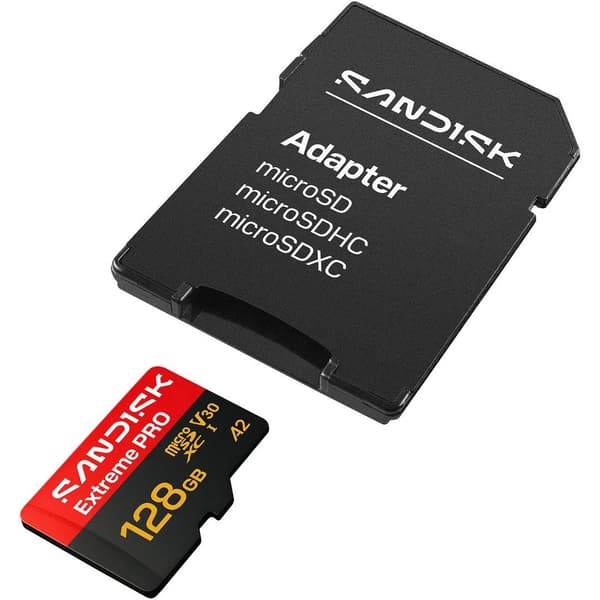 Sandisk Extreme Pro  128GB Minnekort MicroSDXC