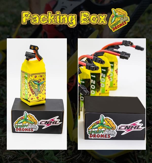 6s  1200mAh -120C - SpeedyPizzaDrones XT60