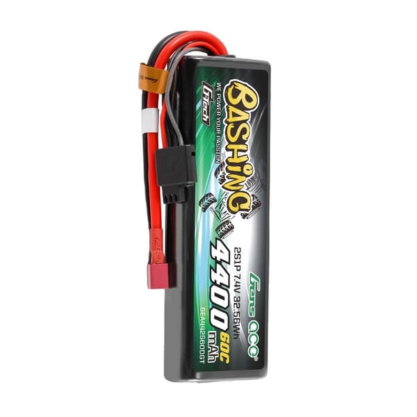 2s  4400mAh - 60C - Gens Ace Bashing G-Tech Deans