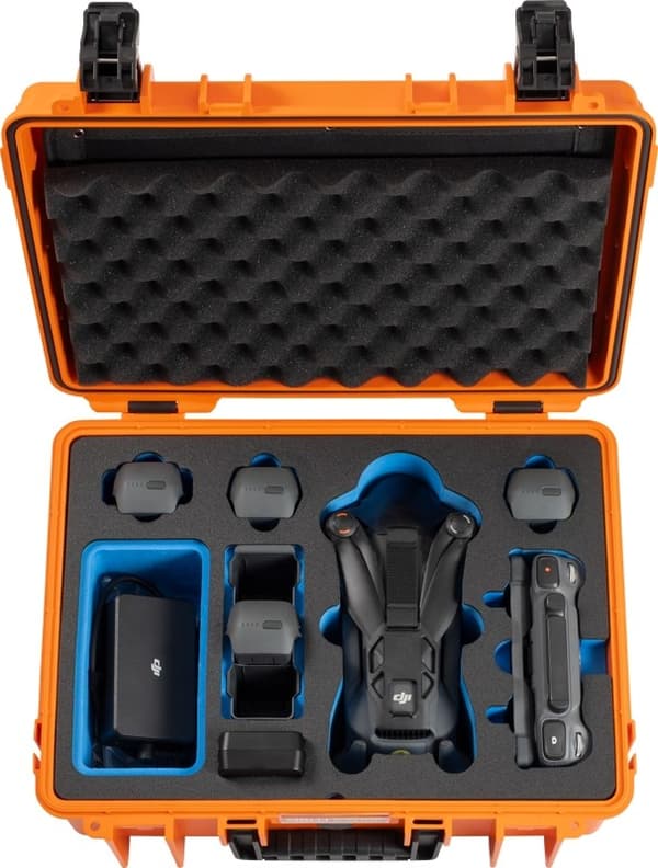 B&amp;W Hardcase til DJI Mavic 4 Pro - Orange