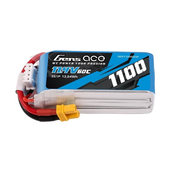 3s  1100mAh - 60C - Gens Ace XT30
