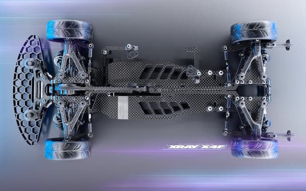XRAY X4F 2027 - 1/10 Touring-kit framhjulsdrift