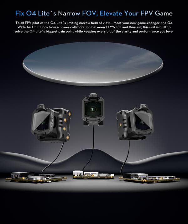 Flywoo O4 Wide Camera Set