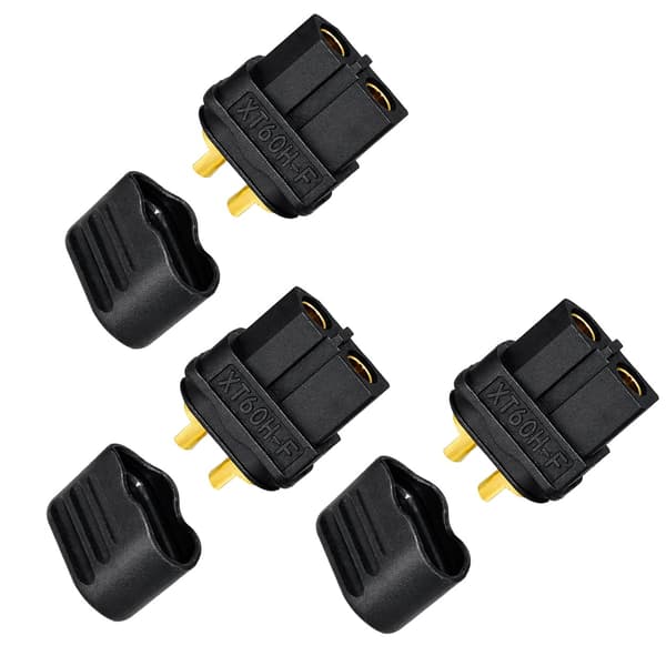 Bronto XT60 Black w/cap - 3x Female