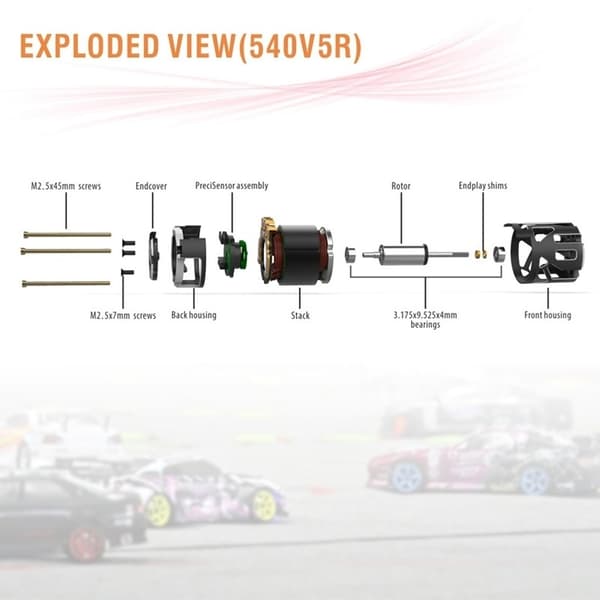 Surpass Hobby Rocket 540 17.5T V5R SPEC