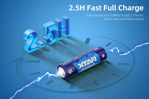 Xtar AA 1.5V 3960mWh batterier 4 stk.
