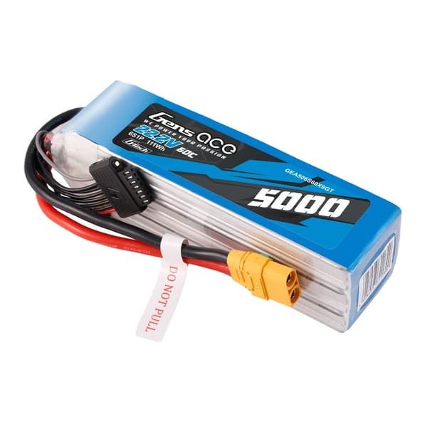 6s  5000mAh - 60C - Gens Ace G-Tech XT90