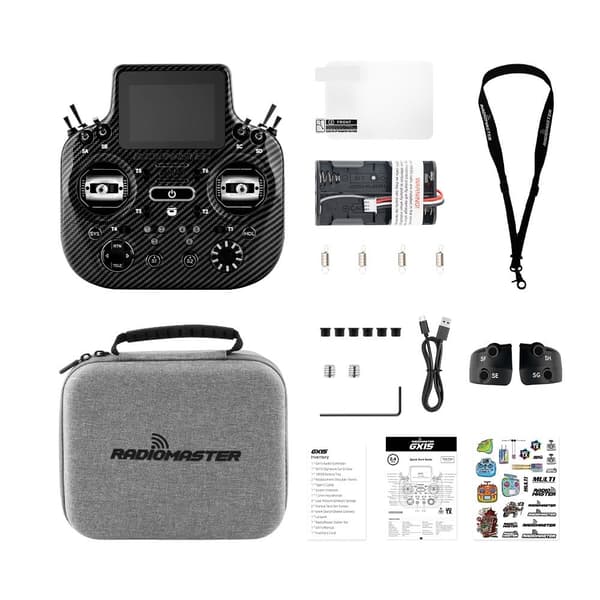 Radiomaster GX15 Max 16ch ELRS LBT - Black