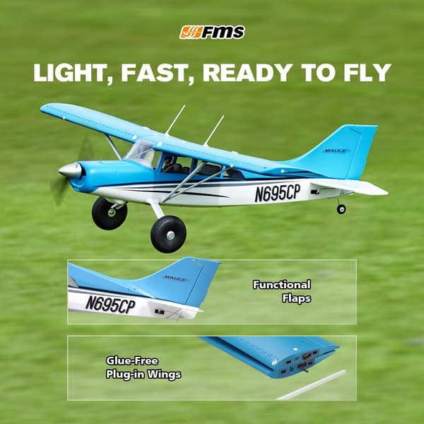 FMS Maule 1500mm Floats RTF
