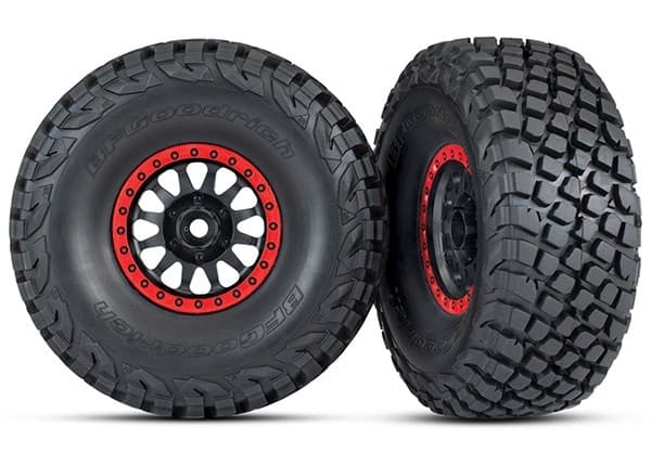 TRX-8474 Dæk & hjul Baja KR3 / Method Racing (2)