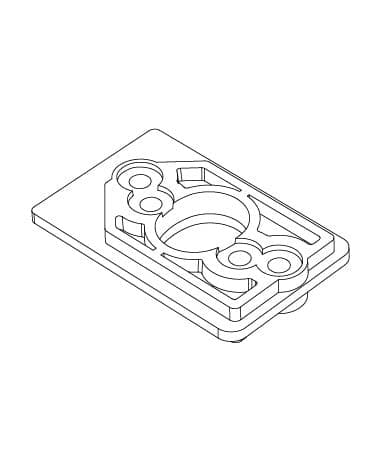 MJX P14393B Motor Mount