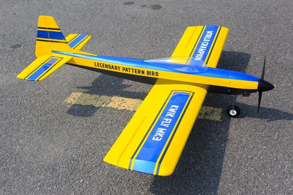 Seagull Kvik Fly MK3 1.6m 46-55cc ARF Yellow/Blue