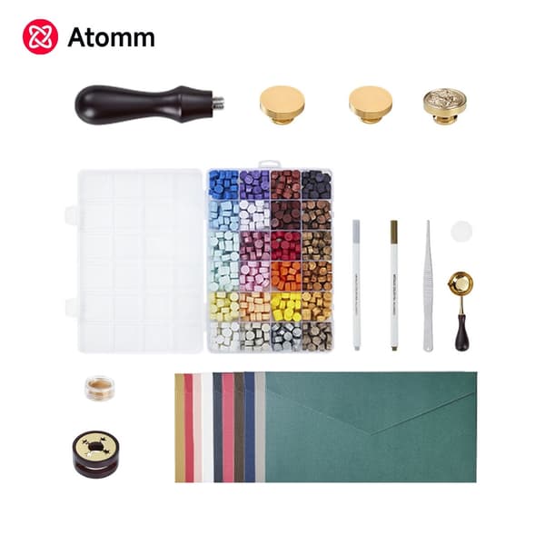 Vaxsigillstämpel DIY-set (32 delar)