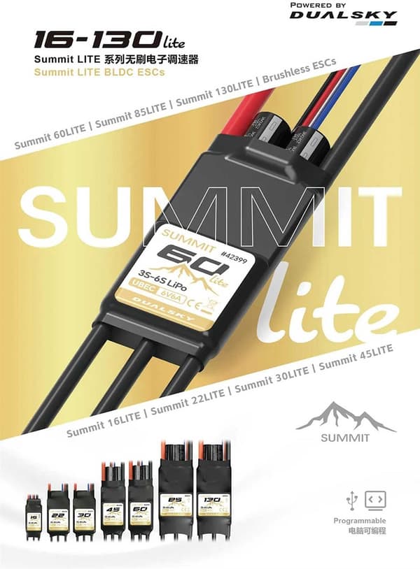 Dualsky Summit 30Lite 30A ESC 2-4S UBEC