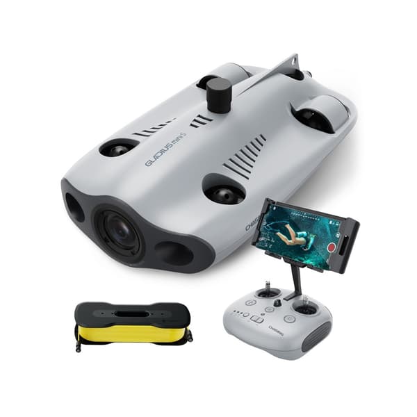 Gladius mini S FlashPack 200m Grey - ROV