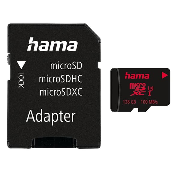 Hama hukommelseskort  MicroSDXC 128GBU3 UHS-I V30