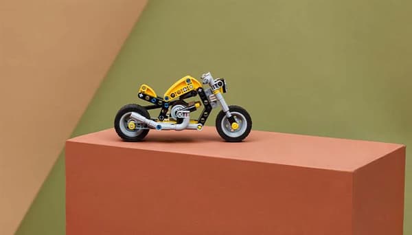 LEGO Technic Gul Motorsykkel