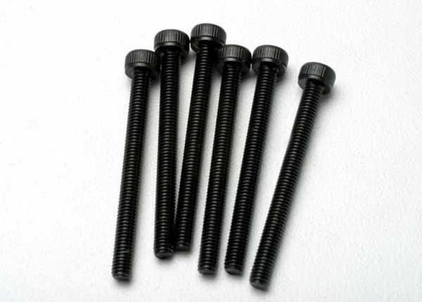 TRX-3964 Screws M3x32mm Cap-head Hex Socket (6)