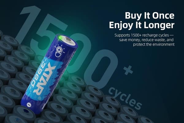 Xtar AA 1.5V 3960mWh batterier 4 stk.