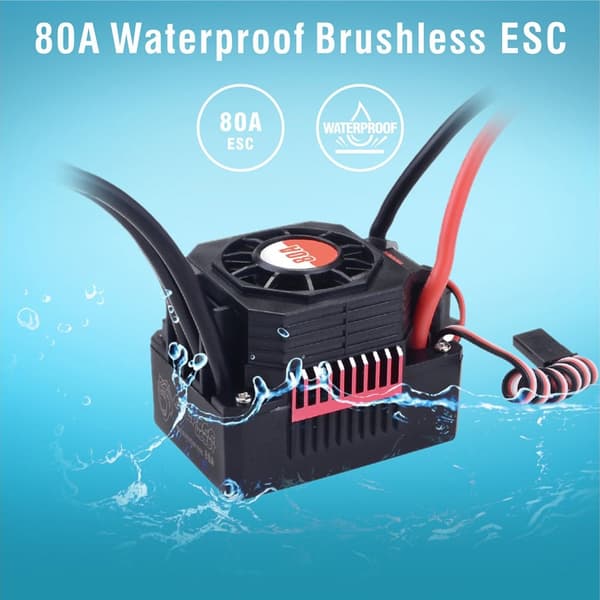 Surpass Hobby Combo  80A ESC m/3665 3500KV BL WP