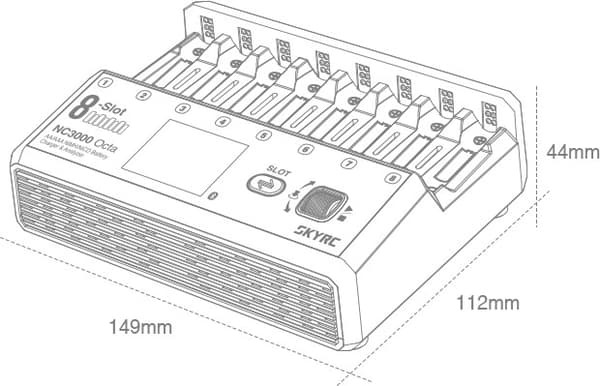 SkyRC NC3000 Octa Cell-laddare