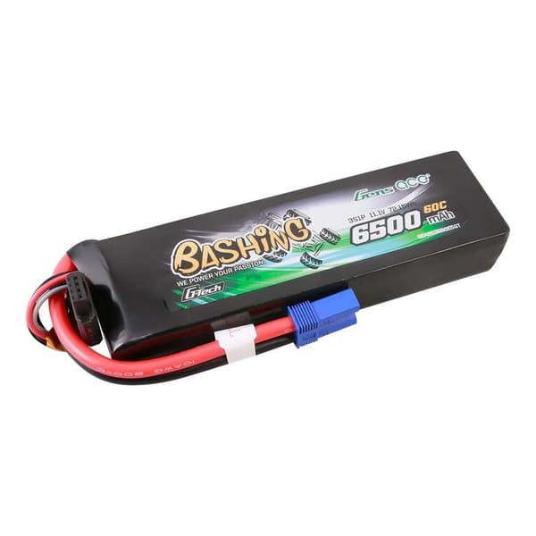 3s  6500mAh - 60C - Gens Ace Bashing G-Tech EC5
