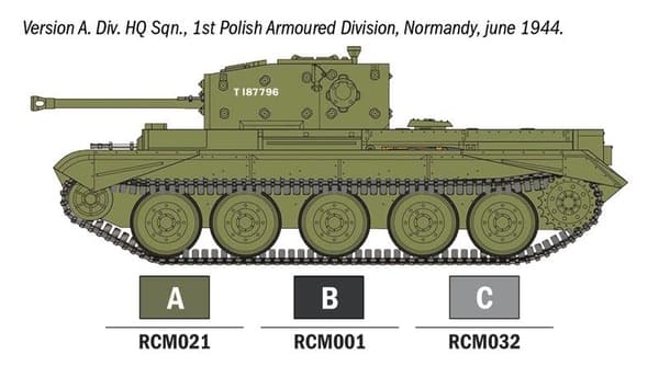 Italeri 1:56 - Cromwell Mk. IV - Starter Kit