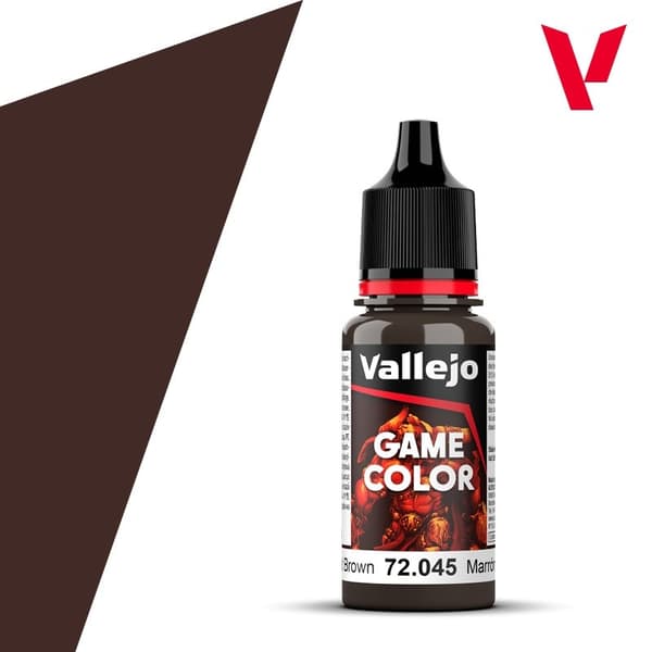 Vallejo Spelfärg 72.045 Charred Brown