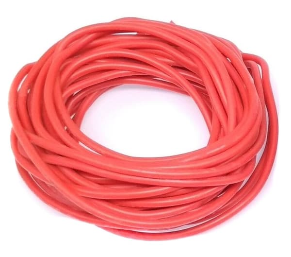 Bronto Silikonekabel  10AWG 5m - Rød