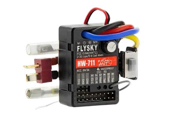 HW-711 1040 ESC 3in1 Receiver & LED controller