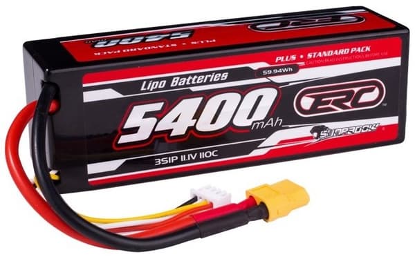 3s  5400mAh - 110C - Sunpadow ERC LiPo - XT60