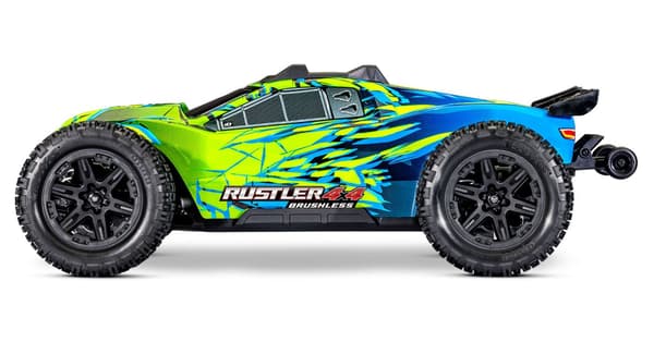 Traxxas Rustler 1/10 4WD BL 3S RTR Grøn