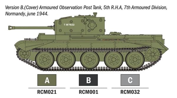 Italeri 1:56 - Cromwell Mk. IV - Starter Kit