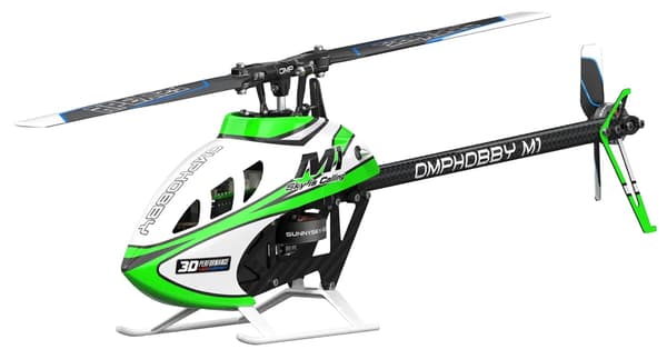 OMP Hobby M1 V3 PRO BNF Helikopter - Grön