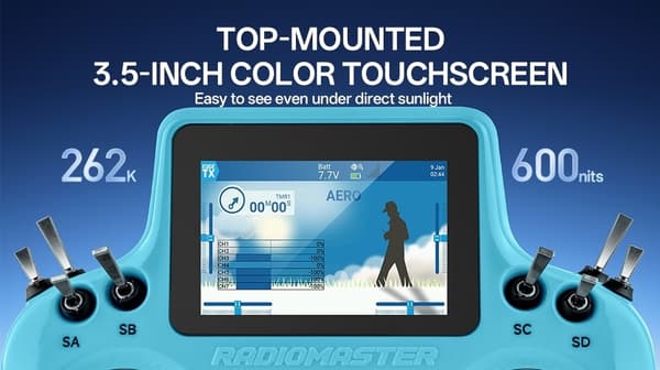 Radiomaster GX15 16ch ELRS LBT - Yellow