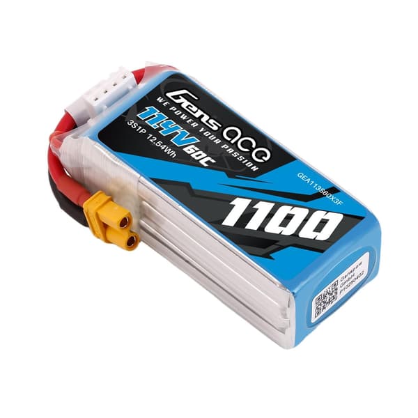 3s  1100mAh - 60C - Gens Ace XT30