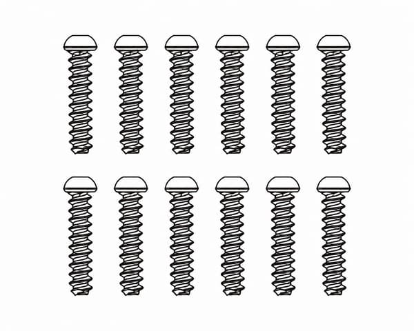 MJX HKB2012 Hex Screws 2x12mm (12)