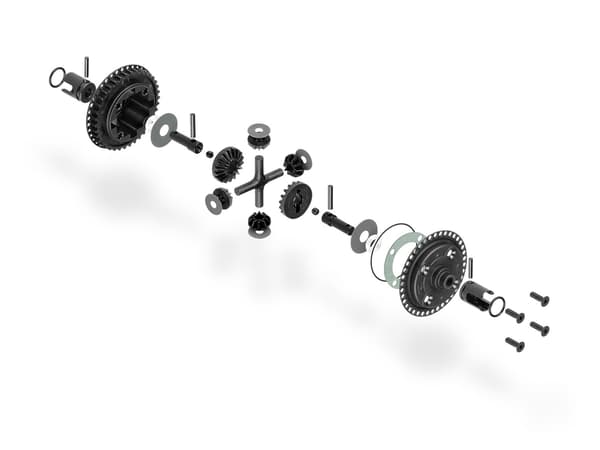 XR-304903 X4 BB Gear Diff for Uni Bulkhead Set