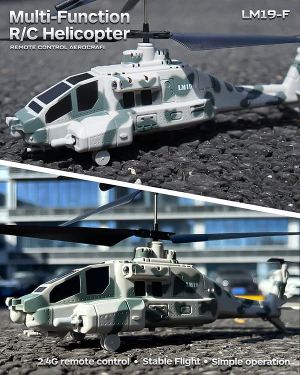 LMRC Apache-helikopter - Komplett