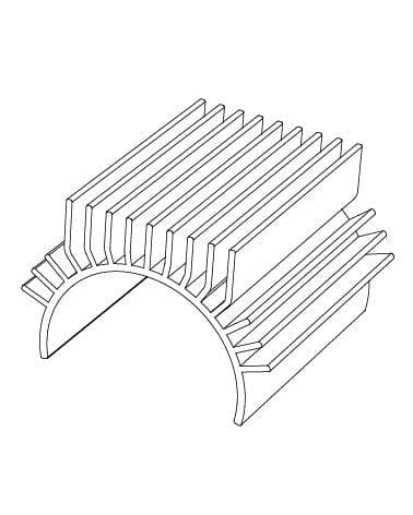 MJX P12395 Heat Sink
