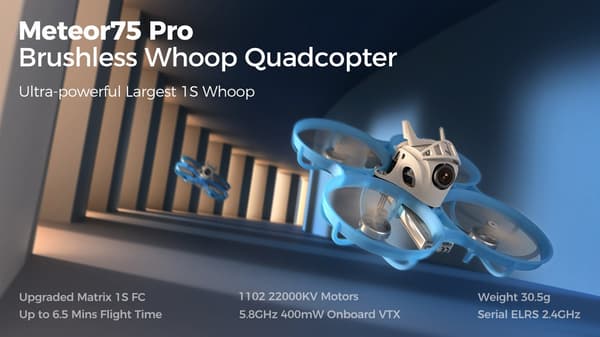 BETAFPV Meteor 75 Pro FPV-kit RTF analog ELRS